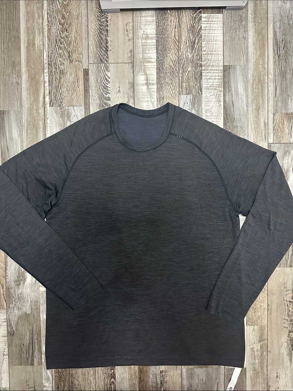 lululemon athletica Men's Long Sleeve Crew - Black and Blue